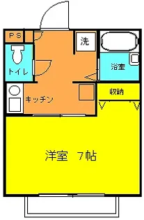 アズール【1階】の間取り