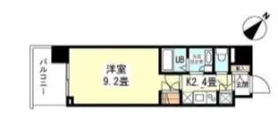 エーエス日暮里【4階】の間取り