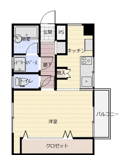 ルナハイツIII108号室【1階】の間取り