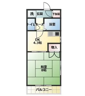セイユウコーポ【3階】の間取り