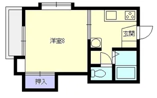 メゾンオクト【1階】の間取り