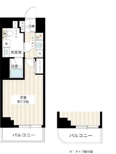 HY’s Salire 用賀【2階】の間取り