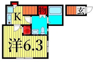 Che・carina【2階】の間取り