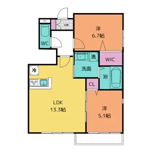 Aperio【1階】の間取り