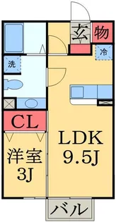 ノーベルパーク15【2階】の間取り