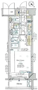 コンシェリア東京 BAYSIDE COURT【2階】の間取り