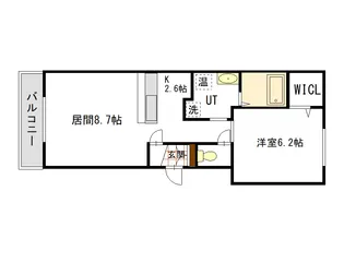セントウレア【3階】の間取り