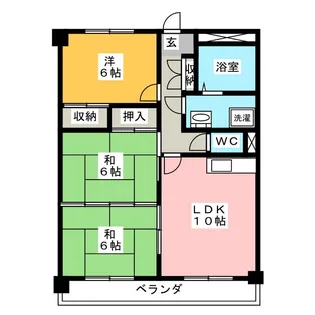マンション錦【1階】の間取り