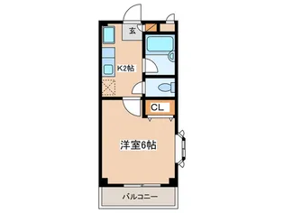 サンハイム・KS【2階】の間取り