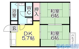 コーポ大塚【2階】の間取り