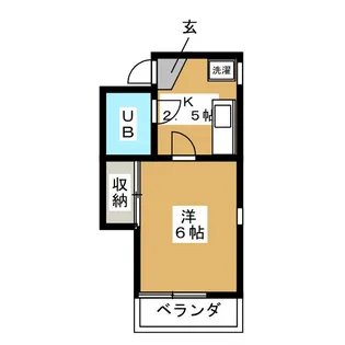 フジハイツ【1階】の間取り
