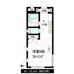 コーポM【1階】の間取り