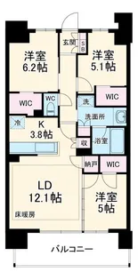 SHINTO CITY【14階】の間取り