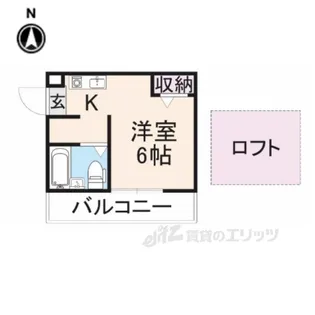 シティパレス奈良町P2【1階】の間取り