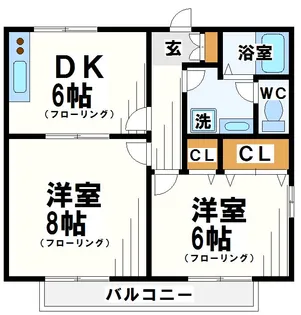 エムヤマグチ【1階】の間取り