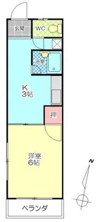 ロンド・ベル新川【4階】の間取り