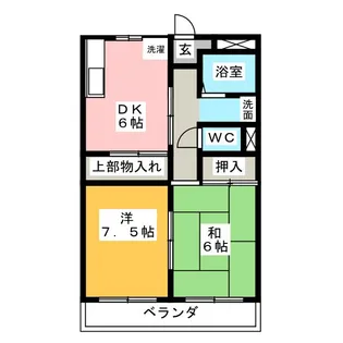 ルミエール打中【1階】の間取り