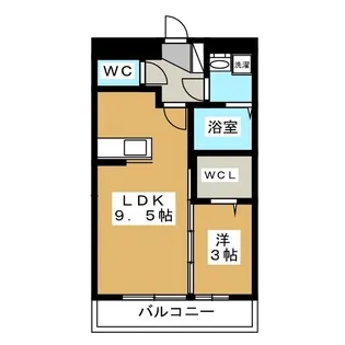 エスパシオ【3階】の間取り