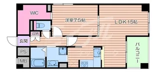 CASSIA江坂【4階】の間取り