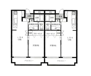 シャトレ壱番館【3階】の間取り