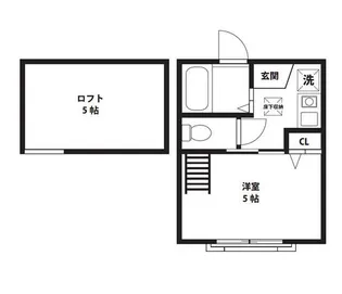 GAヒルズ星川【2階】の間取り