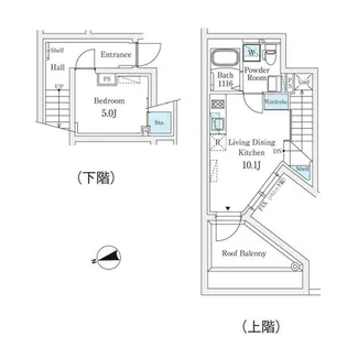 Fika代々木上原 フィーカ代々木上原の間取り