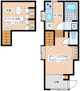 レモンポスト【1階】の間取り