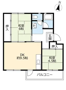 UR豊明【4階】の間取り