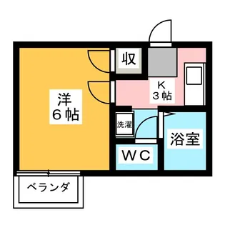 ジュネスさとまつ【2階】の間取り