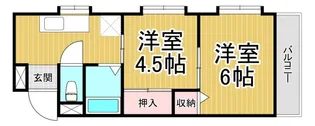 サンパレス21新伊丹【2階】の間取り