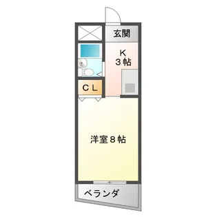 サンロイヤル東丸之内【5階】の間取り