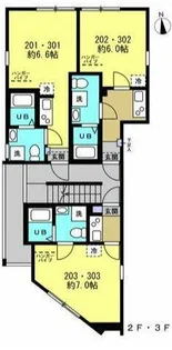 R小菅【2階】の間取り