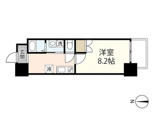 フレッド【3階】の間取り