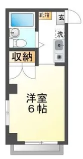 学園通りハイツ【2階】の間取り