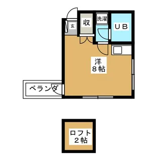 オークセブン【2階】の間取り