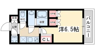 アルティザ淡路駅東【5階】の間取り
