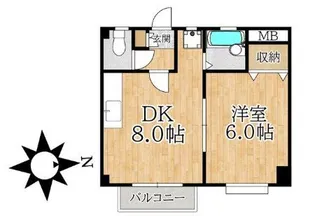 エスポワール21【1階】の間取り