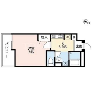 ASTREA東千葉【2階】の間取り
