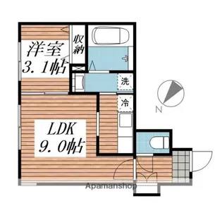 ステージ表町【2階】の間取り