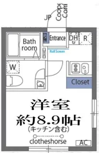 ラフォート菊川【2階】の間取り