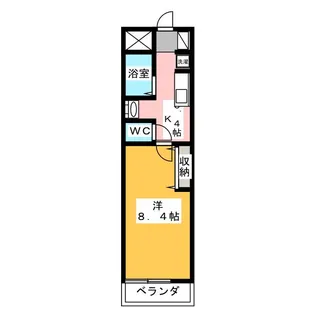 シャルマンドミール【2階】の間取り