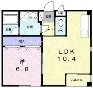 カーサ セレノ【2階】の間取り