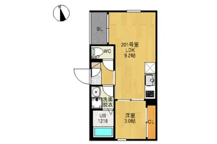 REGALEST南仙台【2階】の間取り