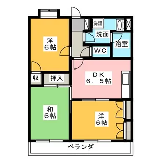 エトワール石田【1階】の間取り