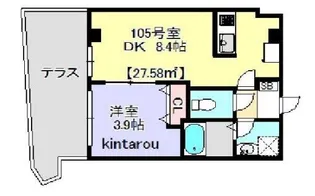 アウル【1階】の間取り