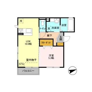La-Vespa【3階】の間取り