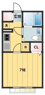 レトアV-29【1階】の間取り