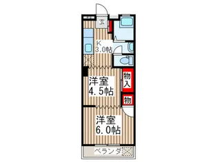富士ハイホーム【6階】の間取り