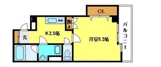 アビテ王子【4階】の間取り