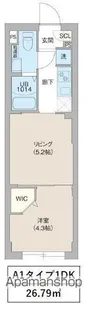 レピュア西池袋レジデンス【1階】の間取り